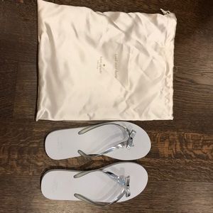 Brand new wedding Kate Spade flip flops!